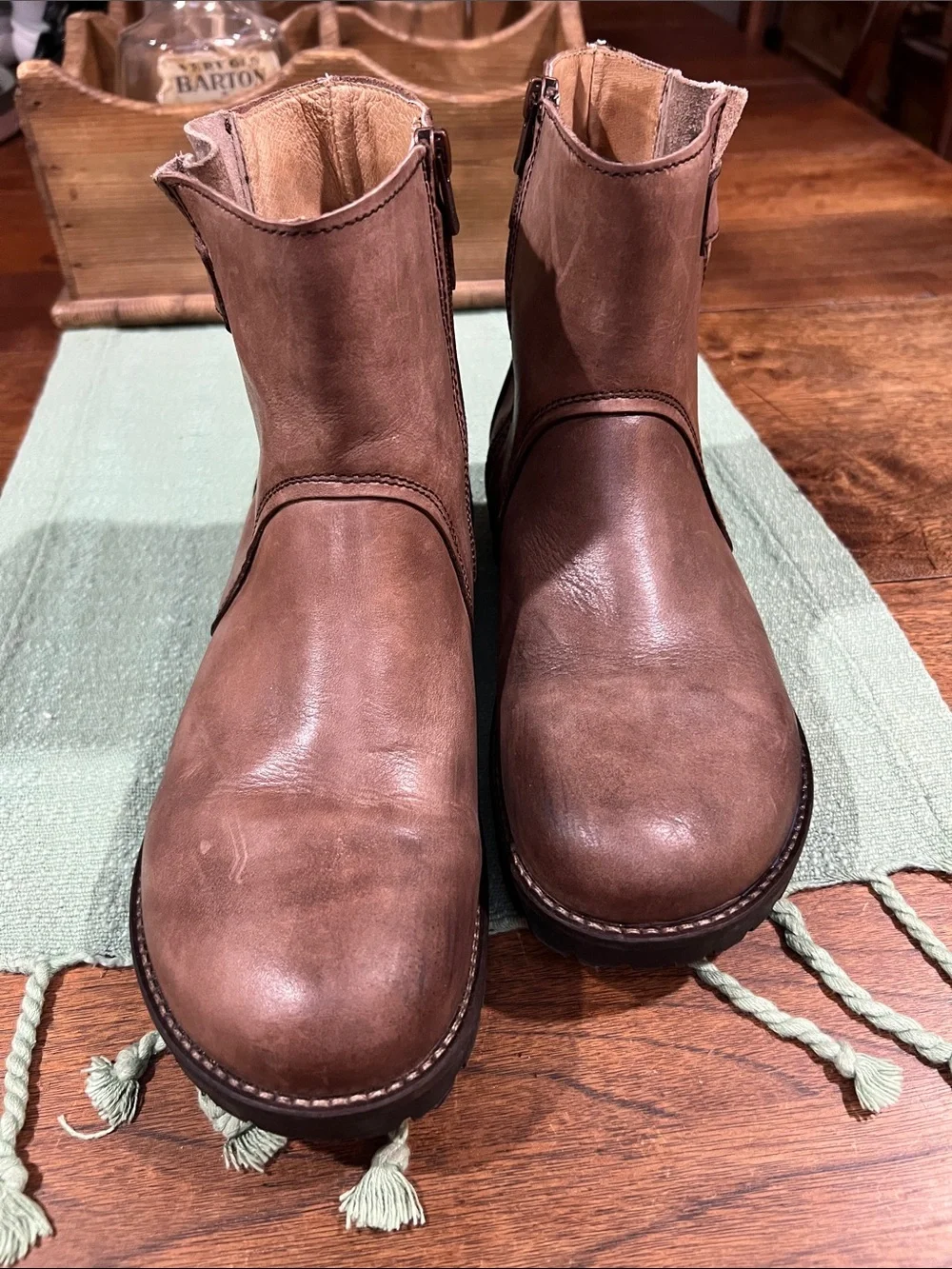 Birkenstock Stowe Leather Ankle Boots